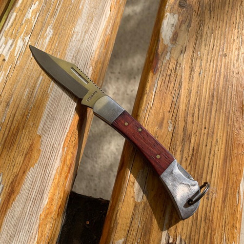 Lockback knife used John Benzen Tools unsharpened