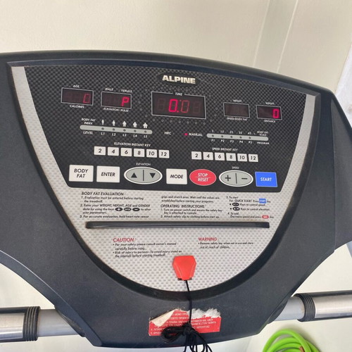 Alpine Corina E-725 treadmill used with wear