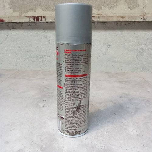 Prosar shaving foam collectible pack from 1990 used
