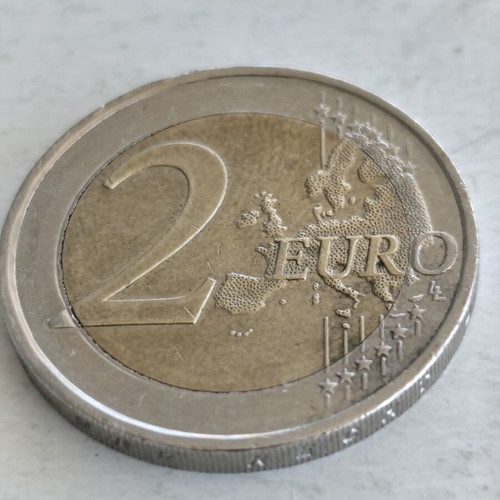 2 Euro commemorative coin 2015 with minting error