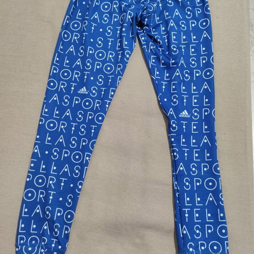 Adidas StellaSport women's leggings like new, blue printed XS