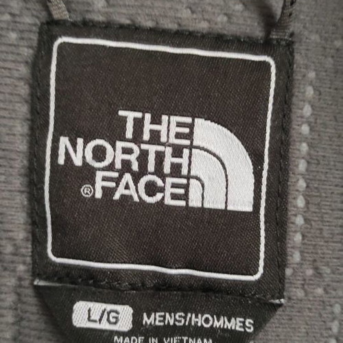 North Face winter jacket used, size L, red-gray
