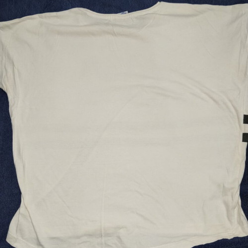 Set of 3 girls' crop T-shirts like new, wide fit, size 164 cm
