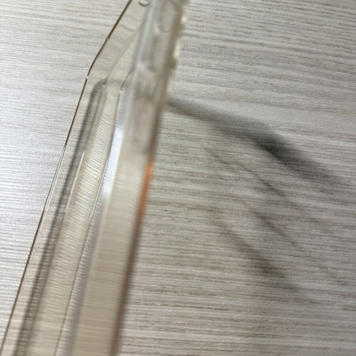 Transparent case for Samsung A56 used with slight yellowing