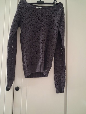 Fox blouse like new, grey brown, size small