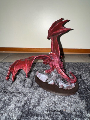 Lord of the Rings 3D Cave Dragon painted by Davale Studio like new