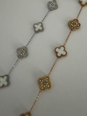 Hand chain new, stainless steel, gold and silver colors