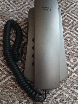 Topcom Axiss 50 Corded Phone Like New, Gray