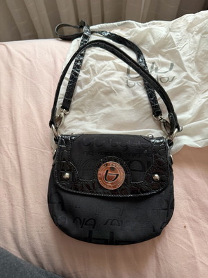 Byblos small black crossbody bag like new