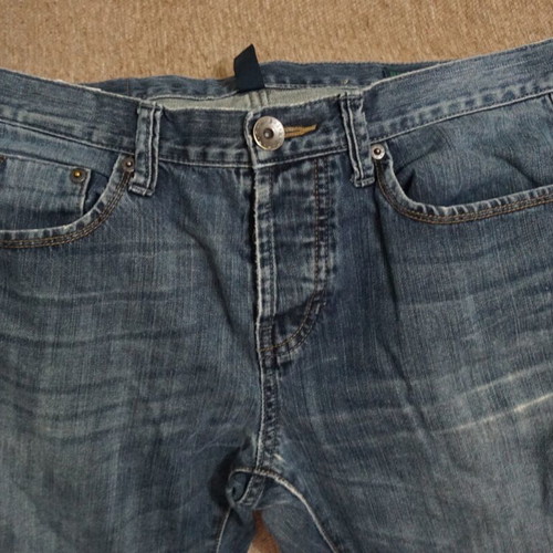 Benetton jeans like new, size M, blue