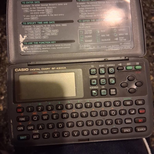 Casio Digital Diary SF-4300A electronic organizer