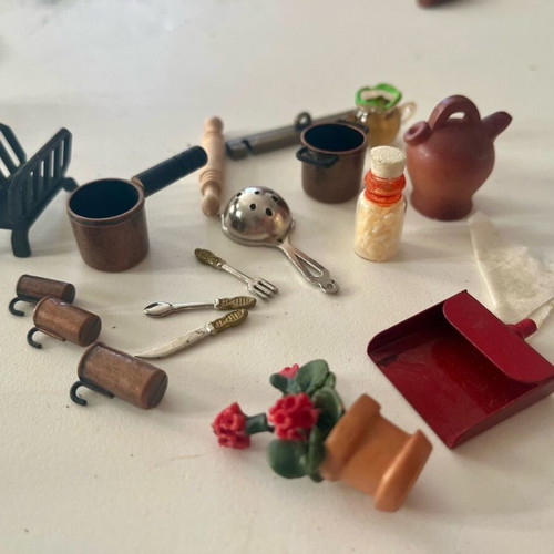 Furniture accessories for dollhouse vintage Deagostini miniatures new