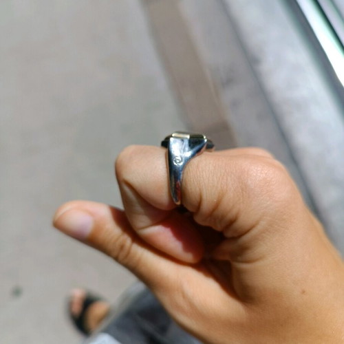 Gregio star ring used silver S925 with gold plating