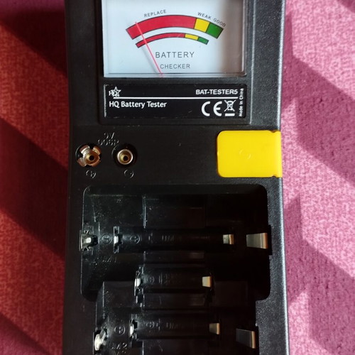 HQ Battery Tester BAT-TESTER5 like new, universal analog