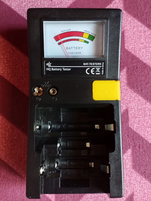 HQ Battery Tester BAT-TESTER5 like new, universal analog