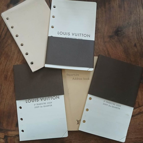 Louis Vuitton 2009 agenda refills new in box