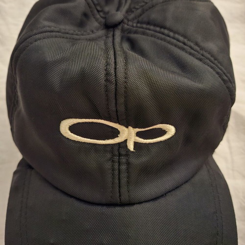 Jockey hat like new with ear protection, adjustable size, black and red