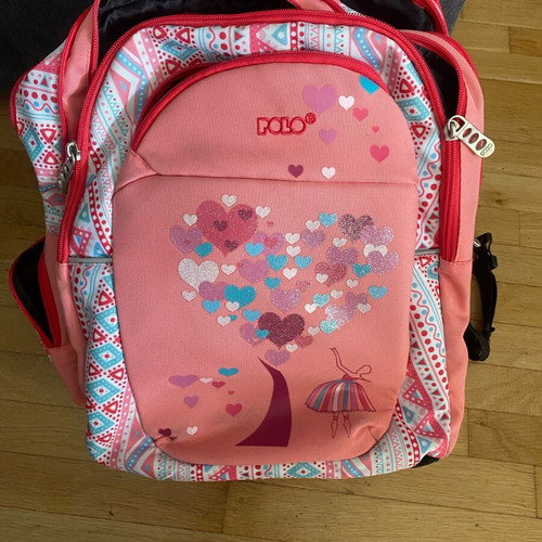 Polo school backpack lightly used, spacious