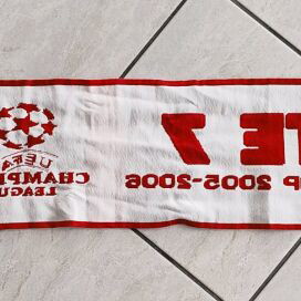 Olympiacos Gate 7 scarf used, Champions League 2005-06