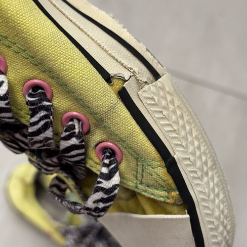 Converse All Star custom made 39 used yellow sneakers
