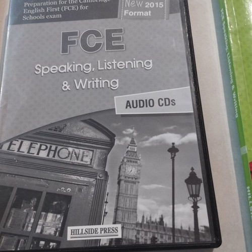 FCE Speaking, Listening & Writing Books and Audio CDs like new