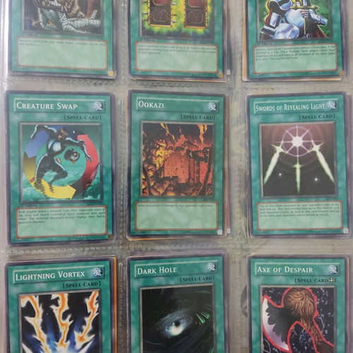 Yugioh Spell & Trap Cards new, 56 spell and 34 trap cards