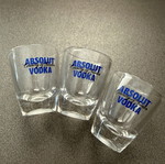 Absolut shot glasses, pack of 9, 2 types