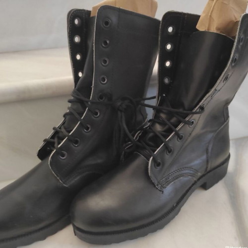 Military boots for Greek Army size 45, black leather