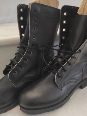 Military boots for Greek Army size 45, black leather
