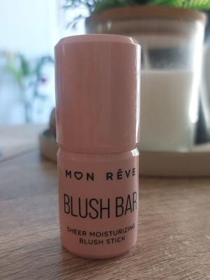 Mon Reve Blush Bar sheer moisturising blush stick used, shade 06
