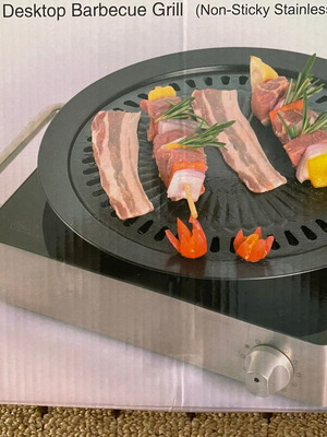 Korean-style barbecue tray new, stainless steel, non-stick coating