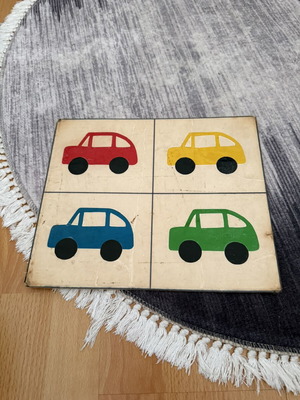 Color learning card used
