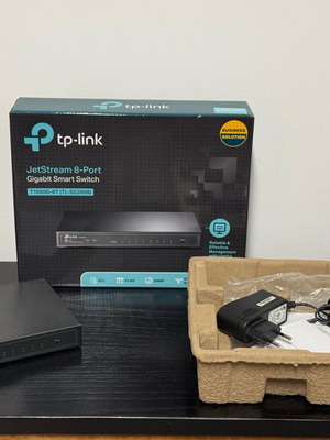 TP-Link Switch T1500G-8T (TL-2008) used in very good condition