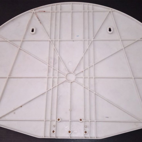 Chicago BCA Wall Basketball Hoop used with Plastic Rim and Net