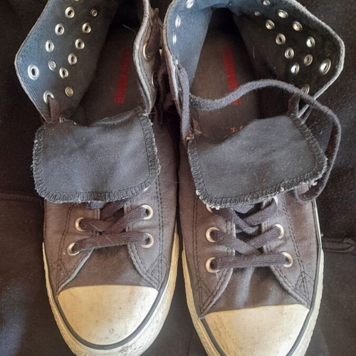 Converse All Star High Top Boots used, size 42.5, military style