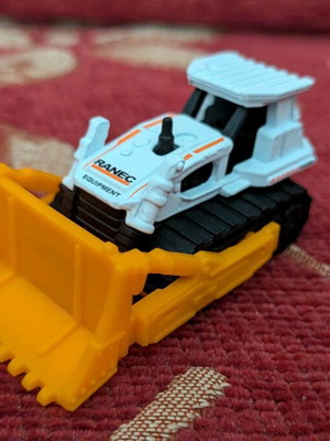 Matchbox Ground Breaker vehicle like new, white, RANEC Construction theme