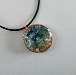 Handmade Mermaid Necklace 2in1 new, blue and gold