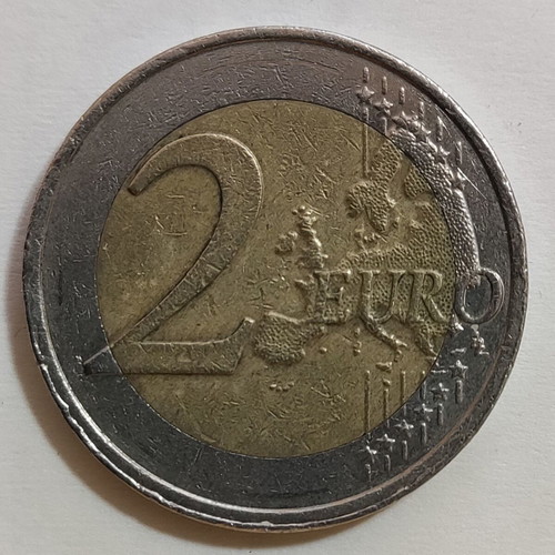 Netherlands 2009 commemorative 2€ coin used, EMU 1999–2009