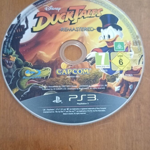 DuckTales Remastered PlayStation 3 game like new, disc only