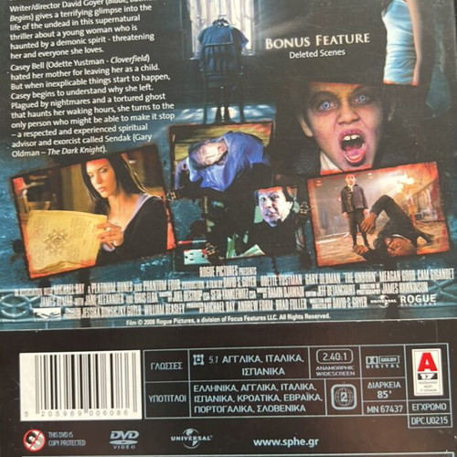 The Unborn DVD like new with subtitles