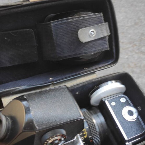 TTL Kiev88 camera in excellent condition with accessories and leather case