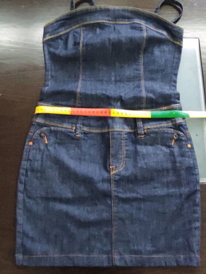 Pepe Jeans denim dress like new, size small, blue