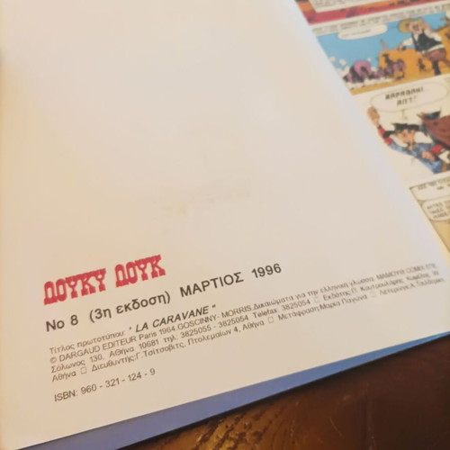 Lucky Luke No 8 comic book, The Caravan