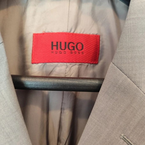 Hugo Boss Men's Suit 2-Piece Size 50 Grey Virgin Wool Like New