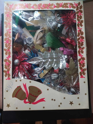 Christmas ornaments like new, pack of 35 Greek decorations