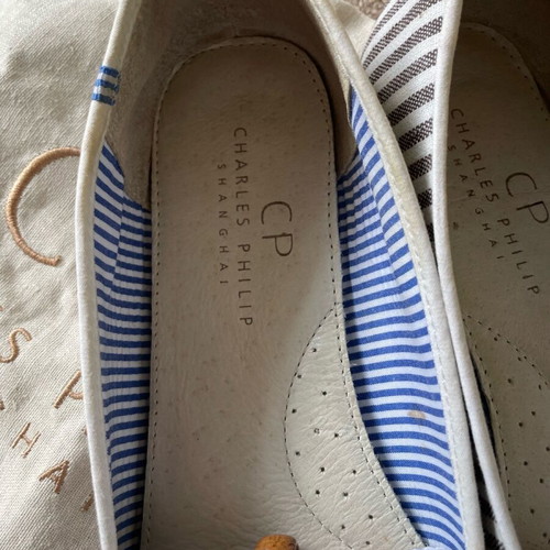 Charles Philip ballerina shoes like new, size 39, beige