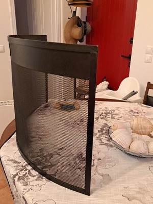 Fireplace screen like new 90×50cm