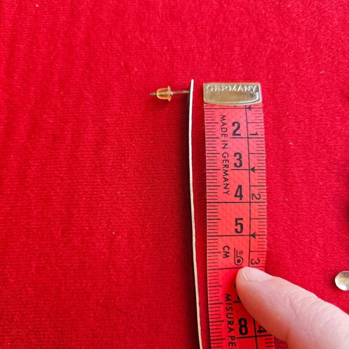 Katerina Vassou earrings long minimal silver used