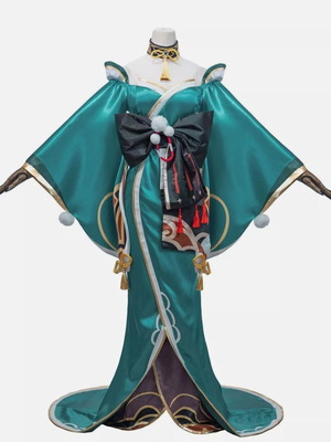 Miss Hina cosplay XL από Genshin Impact με περούκα καινούργιο