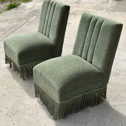 Vintage living room set like new with three-seat sofa and 4 armchairs